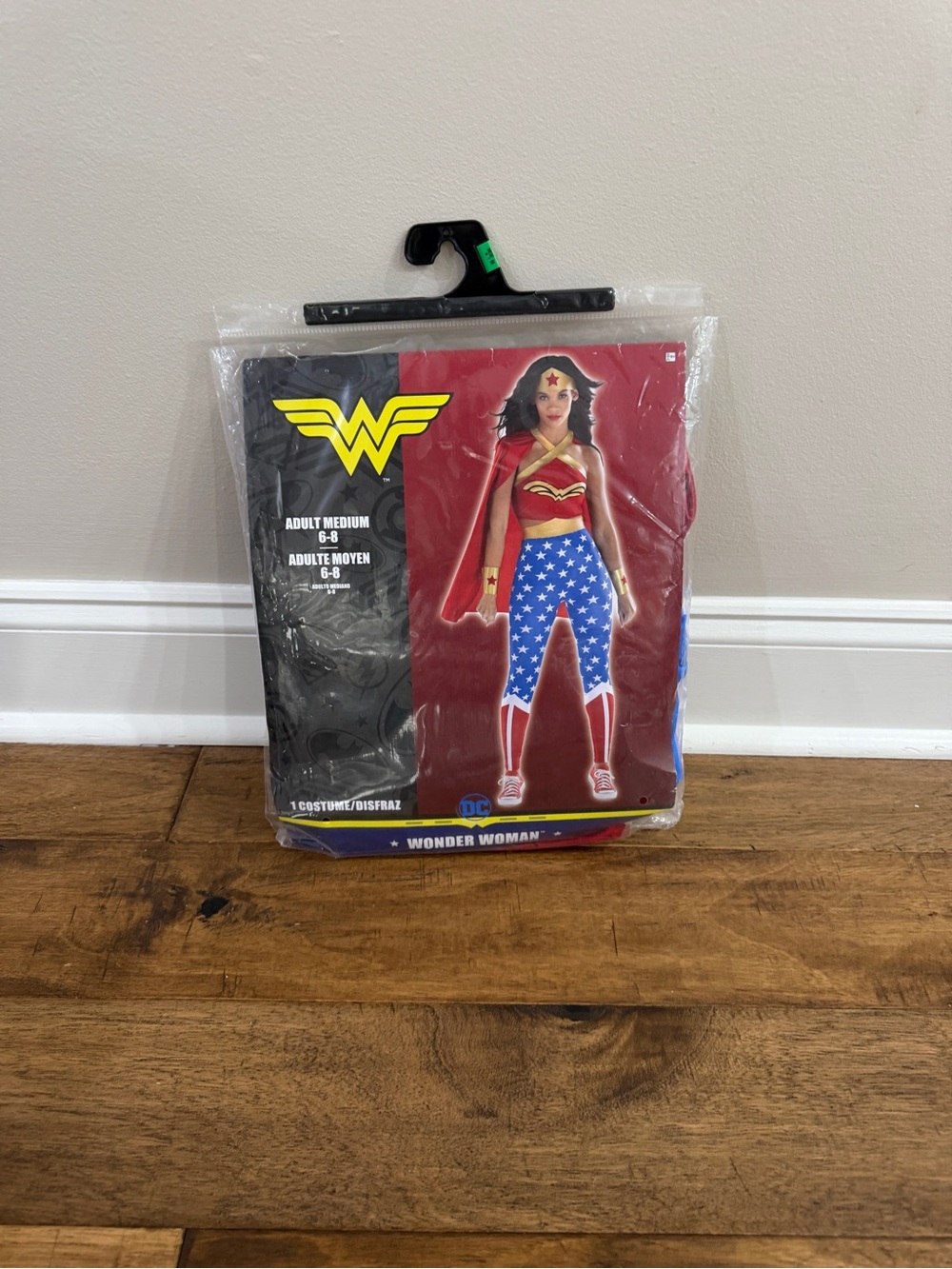 Wonder Woman Red & Blue Women’s Costume Size M